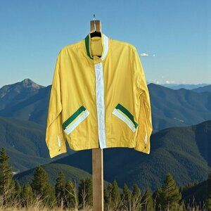 Red's Sportswear Made in Italy by Redaelli Utility Jacket Yellow Striped